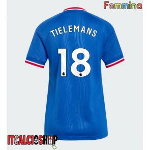 Manchester United Youri Tielemans #18 Seconda Maglia Femmina 2026-27 Manica Corta
